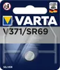 A blister pack of Varta V371/SR69 silver coin batteries. Voir les images du produit