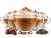 6 sklenic na cappuccino s reliéfem sklenice na kávu Náhled obrázku produktu 1