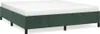 vidaXL Cadre de lit sans matelas vert foncé 180x200 cm Voir les images du produit 1