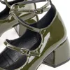 Scarpa Montevita con tacco Corela2 verde Anteprima dell’immagine prodotto 7