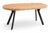 Runder Ausziehtisch Ø90-190 cm, Schwarz-Metall Y & Craft Produktbild-Vorschau 4