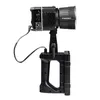 A black battery grip attached to a black LED video light, shown against a white background. Náhled obrázku produktu