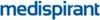 The image shows the brand name "medispitant" in large blue letters against a light blue and white background. Anteprima dell’immagine prodotto