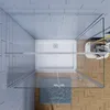 90x80cm 185cm 6mm ESG Nano Glas Eckdusche Duschtür Falttür Produktbild-Vorschau 3