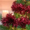 Catena Per Albero Di Natale Rosso Metallizzato 2 Metri Di Anteprima dell’immagine prodotto 2
