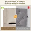 Letto imbottito idraulico Flieks 180x200 cm con Anteprima dell’immagine prodotto 8