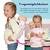 BABY born Babytragesitz Blumen mit süßem Design für 36cm Produktbild-Vorschau 3