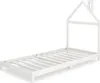 Kinderbett LIZ 90x200 cm in Hausoptik aus Massivholz weiß - Produktbild-Vorschau 4