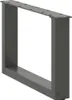 Pieds de table basse en U 2 pcs. Anthracite 50x(30-31) cm Voir les images du produit 4