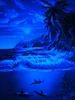 Schwarzlicht Poster | Pacific Dream | 64x90cm | ungerahmt | Produktbild-Vorschau 2