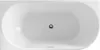 Aqualine TIBERA L Stehende Eckbadewanne 140x70cm, weiß Produktbild-Vorschau 2
