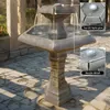Köhko® Šestihranná elegance zahradní fontána s LED Náhled obrázku produktu 3