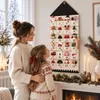 Adventskalender zum Aufhängen, 24 Taschen Stoff, befüllbar, Produktbild-Vorschau 6