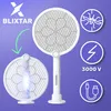 Elektrická elektrická plácačka na muchy 2W1 LED lampa na Náhľad obrázku produktu 3