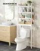 SONGMICS Toilettenregal, Badezimmerregal, 4-stöckiges Produktbild-Vorschau 3