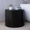 Stolik kawowy Vicco Tavilo Dąb/czarny 48 x 48 cm, Model Podgląd zdjęcia produktu 6