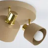 LUXOLAR - LED Deckenleuchte 3-flammig Beige/Gold E27 60W - Produktbild-Vorschau 6