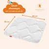 Baby-dekbed 80 x 80 cm, vier-seizoenen-dekbed, 100% Productafbeelding-voorbeeld 2