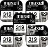 5 x Maxell 319 SR527SW SR64 Batterie Knopfzelle Watch Uhr Produktbild-Vorschau 1