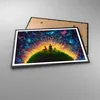 Gerahmtes Poster - Schwarzer Rahmen - Mann Natur - 100x70 Produktbild-Vorschau 3