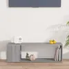 vidaXL Armoire TV Gris Sonoma 100x24x32 cm Bois composite - Voir les images du produit 4