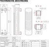 Výměník tepla Wiltec 50 desek, max. 210 kW, 4 m³/h 2,00 l Náhled obrázku produktu 7