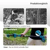 Comparison of two different methods for starting a pruning tool, with a focus on a quick start feature. Produktbild-Vorschau
