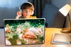 MuchoWow® Laptop Aufkleber Sticker Cover Flamingos stehen Produktbild-Vorschau 3