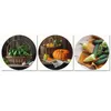 Set mit gemälden auf leinwand herbstliche küche 120x40 cm Produktbild-Vorschau 3