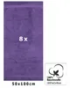 Betz 8 Stück Handtücher 50x100 cm PREMIUM  100% Baumwolle  Produktbild-Vorschau 2