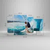 Bild auf Leinwand - Leinwandbild - Surfen Surfer Ozean Produktbild-Vorschau 3