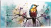DEQOART Glasbild Echtglas 100x50 cm 'Frühlingsfarbenspiel' Produktbild-Vorschau 1