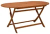 vidaXL Klappbarer Gartentisch 160x85x75 cm Massivholz Produktbild-Vorschau 7