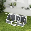 PawHut schildpadhuis van hout, schildpadren met twee Productafbeelding-voorbeeld 2