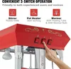 Maszyna do popcornu z wózkiem  Maszyna do popcornu 850 W 8 Podgląd zdjęcia produktu 5