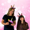LED Einhorn Haarreif LITTLE UNICORN goldenes Einhorn - bunt Produktbild-Vorschau 3