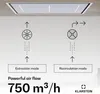 Klarstein LuxeAir okap kuchenny - 750 m³/h przepływu Podgląd zdjęcia produktu 2