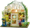 MoFun Holz Mini Transparente romantische Blumenhaus Kinder Produktbild-Vorschau 1