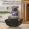 Mini Zimmerbrunnen Wasserfall 13,3×13,3×17,5 cm, Produktbild-Vorschau 2