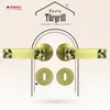 A product image showcasing door handles and escutcheons with text overlays and branding. Produktbild-Vorschau