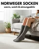 Norweger Wollsocken Wintersocken warme Socken Damen Herren Produktbild-Vorschau 2