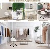 Collage of different scenes showing the product in various settings like study, office, bedroom, beauty salon, and optical shop. Produktbild-Vorschau