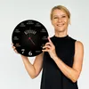 Bürouhr mit Feierabend Countdown Wanduhr aus MDF Produktbild-Vorschau 2