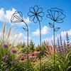 UNUS Metallkunst Stecker Blumen als 3er Set Betty in Produktbild-Vorschau 3