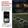 GoSmart LED-Außenstrahler, Erweiterungsset, 1 Stück, 1,5 W, RGBIC dimmbar, WiFi Anteprima dell’immagine prodotto
