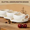 HOMELUX Tassen Set 6er mit Untertassen 120 ml Kaffeetassen Produktbild-Vorschau 7