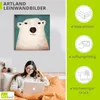 ARTland Leinwandbild Eisbär Größe: 40x40 cm Produktbild-Vorschau 3