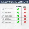 DELUKE® Gartenbank Gabionen TELLE aus Stahl | 100x102x72cm Produktbild-Vorschau 7