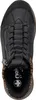 A top-down view of a black women's boot with leopard print accents. Náhľad obrázku produktu