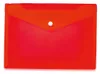 HERMA 20054 Brieftasche DIN A5 PP Rot Druckknopf 25x18 cm Produktbild-Vorschau 1